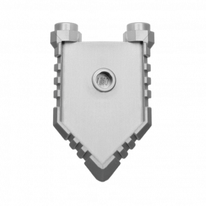 Оружие Lego Pentagonal Щит 22408 6129534 Flat Silver 10шт Б/У