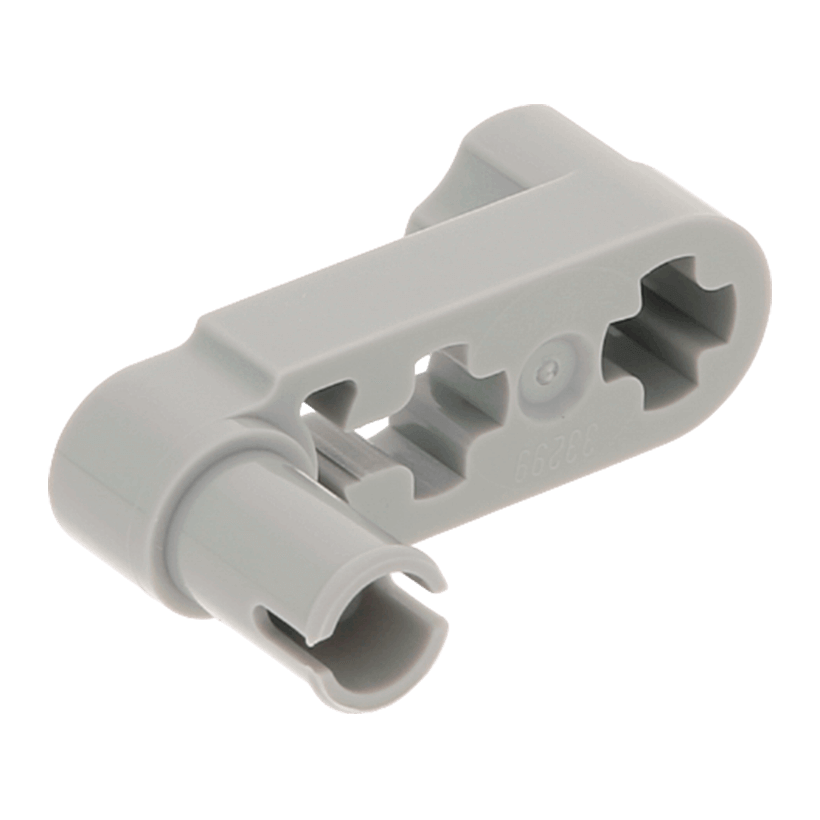 Technic 20шт Lego Балка Тонка Пряма 1 x 3 33299 4144142 4211688 4563045 Light Bluish Grey Б/У - Retromagaz