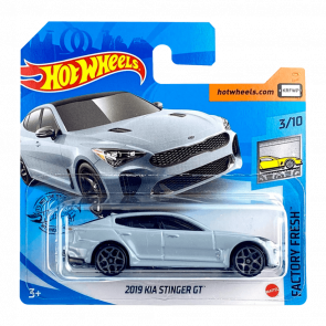 Машинка Базовая Hot Wheels 2019 KIA Stinger GT Factory Fresh 1:64 GHF02 Grey