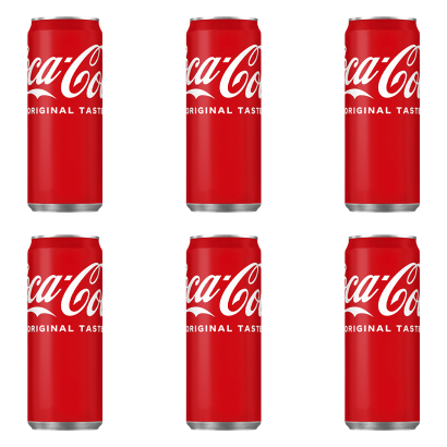 Набор Напиток Coca-Cola Original Taste 330ml 6шт - Retromagaz