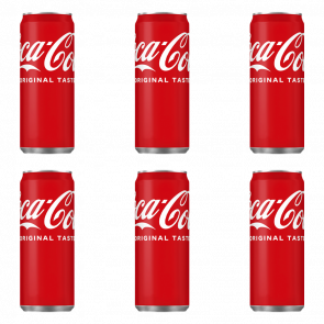Набор Напиток Coca-Cola Original Taste 330ml 6шт - Retromagaz