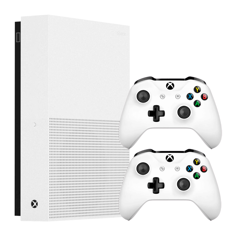 Набор Консоль Microsoft Xbox One S All-Digital Edition 1TB White Б/У  + Геймпад Беспроводной Version 2 - Retromagaz