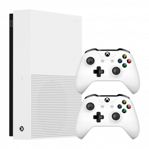 Набор Консоль Microsoft Xbox One S All-Digital Edition 1TB White Б/У Хороший  + Геймпад Беспроводной Version 2 - Retromagaz