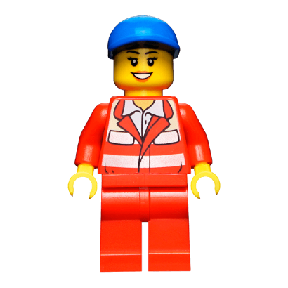 Фігурка Lego Hospital 973pb0996 Paramedic Red Uniform City cty0317 Б/У - Retromagaz