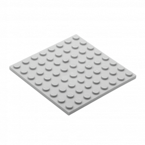 Пластина Lego Обычная 8 x 8 41539 42534 4166618 Light Bluish Grey 4шт Б/У - Retromagaz