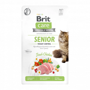 Сухий Корм Brit Care Senior Weight Control Курка для Котів 400g