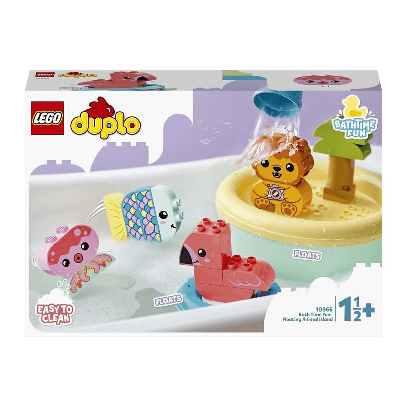 Конструктор Lego Пригоди у Ванній Кімнаті: Плавучий Острів для Звірів Duplo 10966 Новий - Retromagaz
