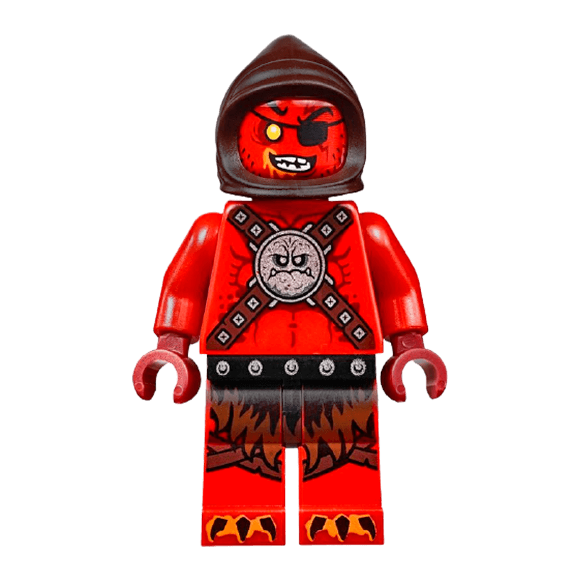 Фигурка Lego Lava Monster Army Beast Master Nexo Knights nex008 70314 Б/У - Retromagaz
