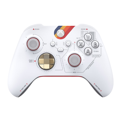 Геймпад Бездротовий Microsoft Xbox Series Controller Starfield Limited Edition White Б/У - Retromagaz