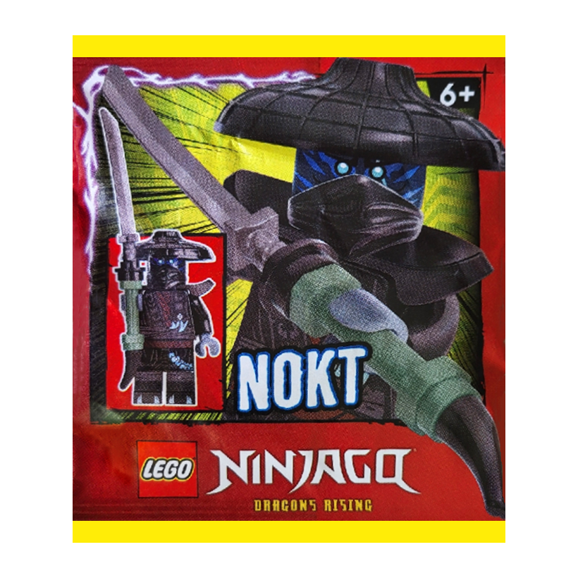Конструктор Lego Фігурка Dragons Rising Season 3 Nokt Paper Bag Ninjago 892510 Новий - Retromagaz