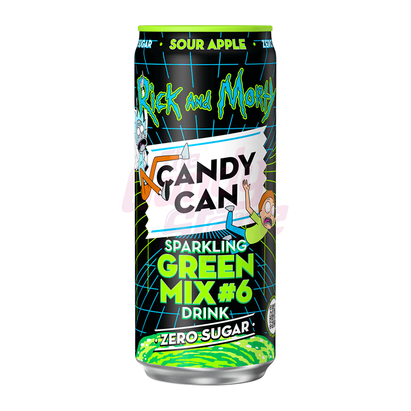 Напій Candy Can Rick and Morty Sour Apple Zero Sugar 330ml - Retromagaz