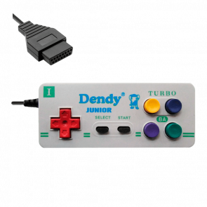 Геймпад Проводной RMC Famicom Dendy Dendy Junior Turbo 15pin Grey 1.2m Новый