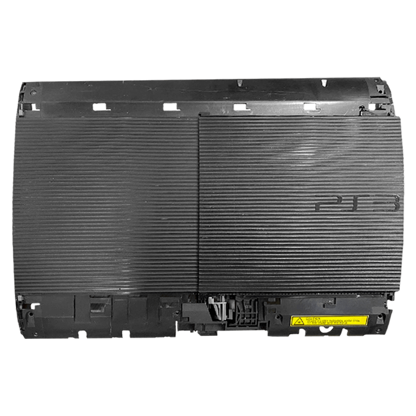 Корпус Sony PlayStation 3 Super Slim Верхняя Часть Корпуса без Глянцевых Накладок Black Б/У Хороший - Retromagaz
