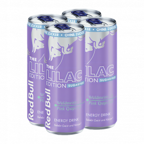 Набор Напиток Энергетический 4шт Red Bull Lilac Edition Sugar Free 250ml