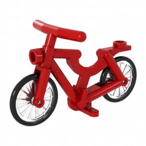 Транспорт Lego Велосипед 1-Piece Wheels 4719c02 4558856 6350697 4622574 6163986 Red Б/У Хороший