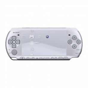 Консоль Sony PlayStation Portable Slim PSP-3ххх Модифікована 32GB Silver + 5 Вбудованих Ігор Б/У Хороший - Retromagaz
