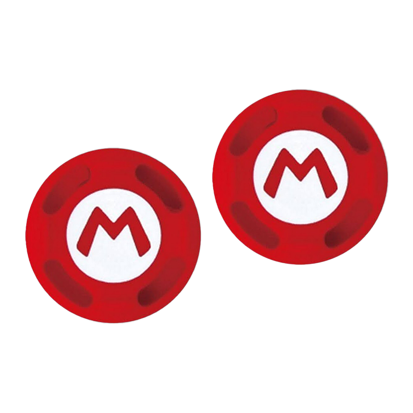Накладки на Стіки 2шт RMC Super Mario PlayStation 5 4 3 2 1 Xbox Series One 360 Switch 2 Red - Retromagaz