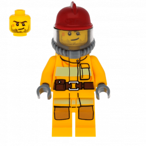 Фігурка Lego 973pb1011 Bright Light Orange Fire Suit with Utility Belt City Fire cty0287 Б/У - Retromagaz