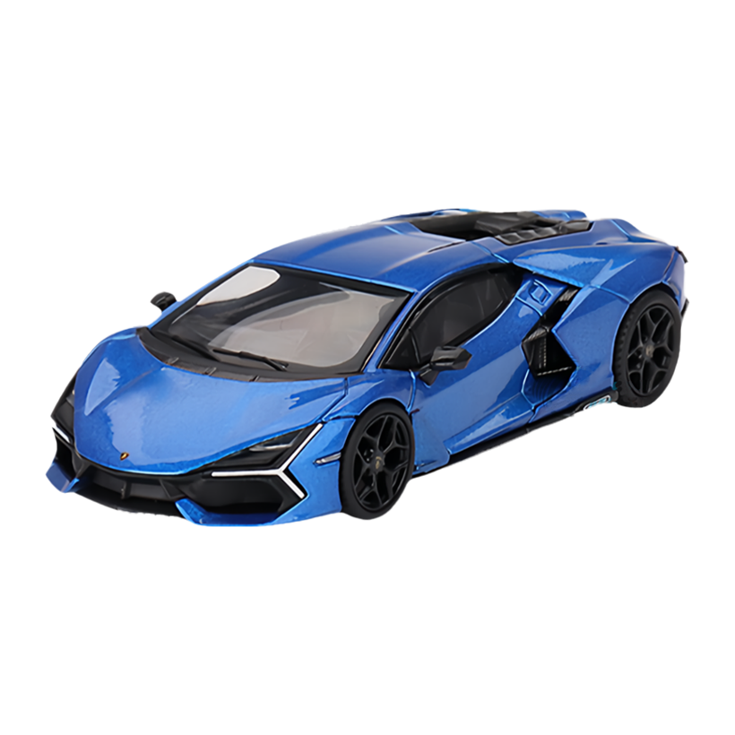 Машинка Premium MINI GT Lamborghini Revuelto 1:64 MGT00748 Blue - Retromagaz