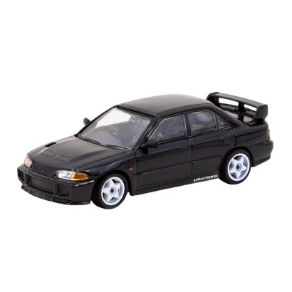 Машинка Premium Tarmac Works Mitsubishi Mitsubishi Lancer GSR Evolution III GLOBAL64 1:64 T64G-050-BK Black - Retromagaz