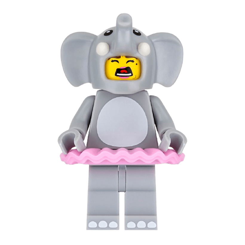 Фигурка Lego Series 18 Elephant Girl Collectible Minifigures col18-1 col312 Б/У - Retromagaz