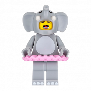 Фигурка Lego Elephant Girl Collectible Minifigures Series 18 col312 Новый - Retromagaz