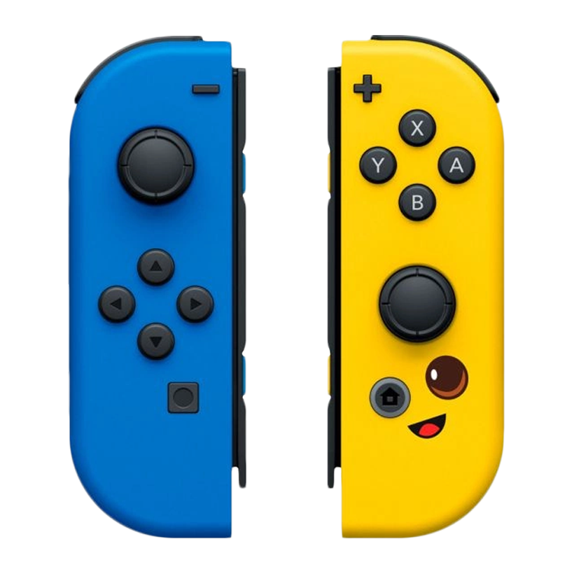 Контроллеры Беспроводной Nintendo Switch Joy-Con Fortnite Limited Edition Yellow Blue Б/У - Retromagaz