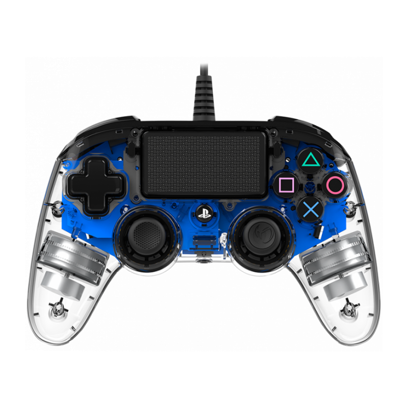 Геймпад Дротовий Nacon PlayStation 4 Wired Compact Controller Crystal Б/У - Retromagaz