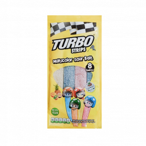 Цукерки Жувальні Turbo Strips Sour Belt 80g - Retromagaz