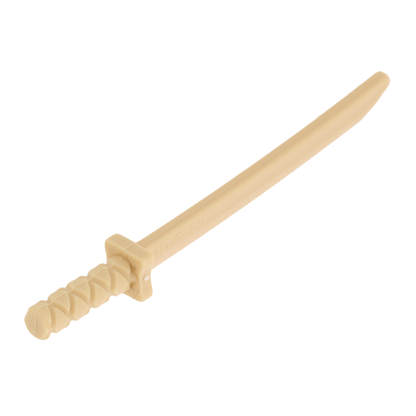 Оружие 2шт Lego Меч Shamshir Katana 21459 30173b 6139347 Tan Б/У - Retromagaz