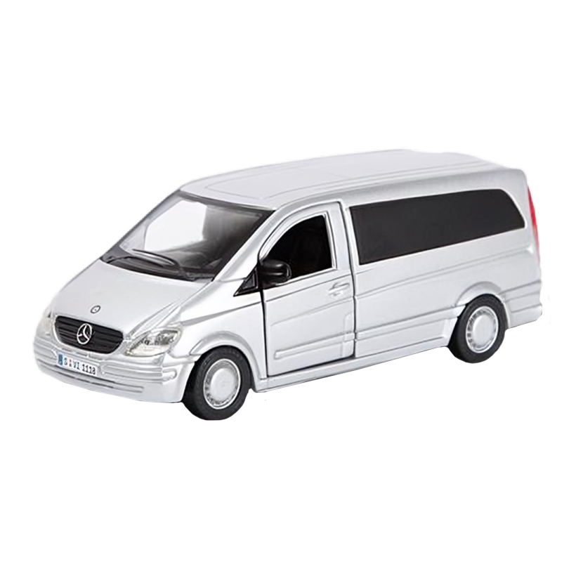 Машинка Bburago Mercedes-Benz Vito 1:32 Silver - Retromagaz