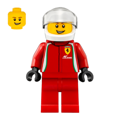 Фігурка Lego Ferrari Race Car Driver 2 Інше Speed Champions sc007 1 Б/У - Retromagaz