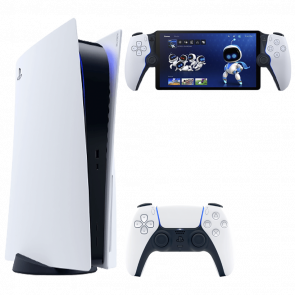 Набор Консоль Sony PlayStation 5 Blu-ray 825GB White Новый  + PlayStation Portal - Retromagaz