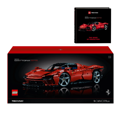 Конструктор Lego Ferrari Daytona SP3 Technic 42143 + Артбук Ferrari - Retromagaz
