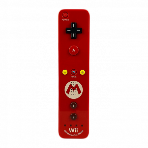 Контролер Бездротовий Nintendo Wii RVL-036 Remote Plus Mario Limited Edition Red Blue Б/У - Retromagaz