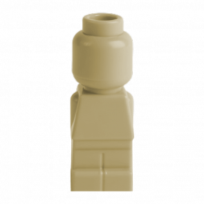 Фигурка Lego Microfigure Body Complete Tan Games 85863 4585486 2шт Б/У