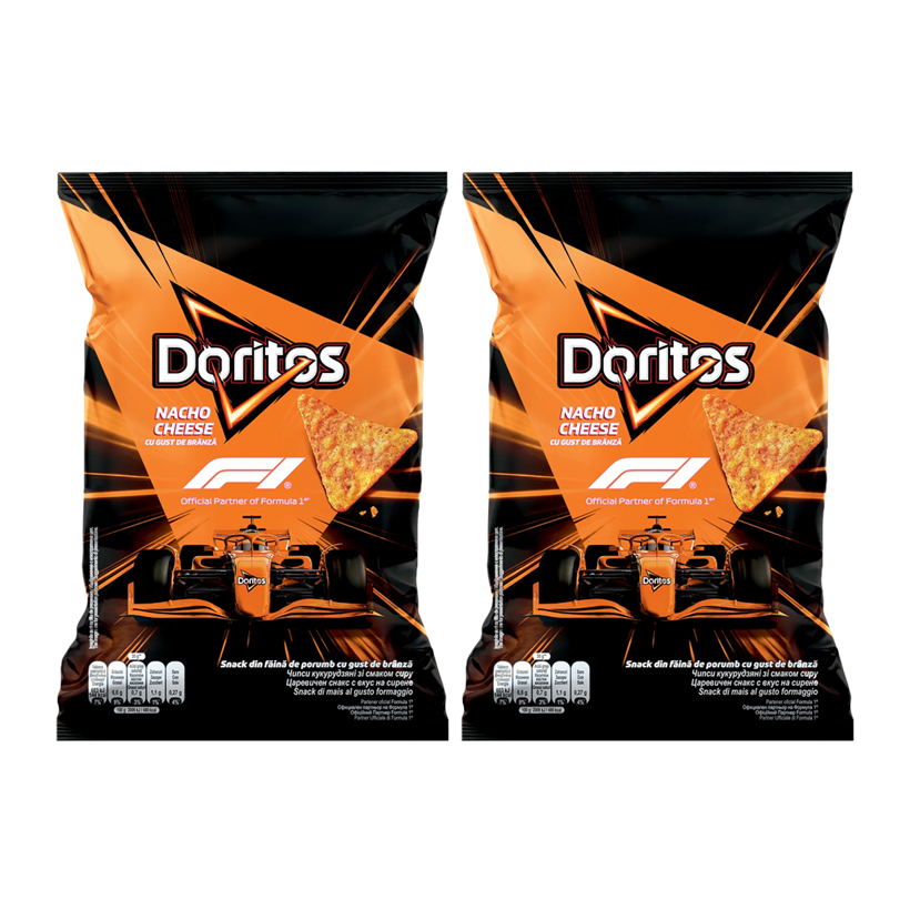 Набір Чипси 2шт Doritos Кукурудзяні зі Смаком Сиру 90g - Retromagaz