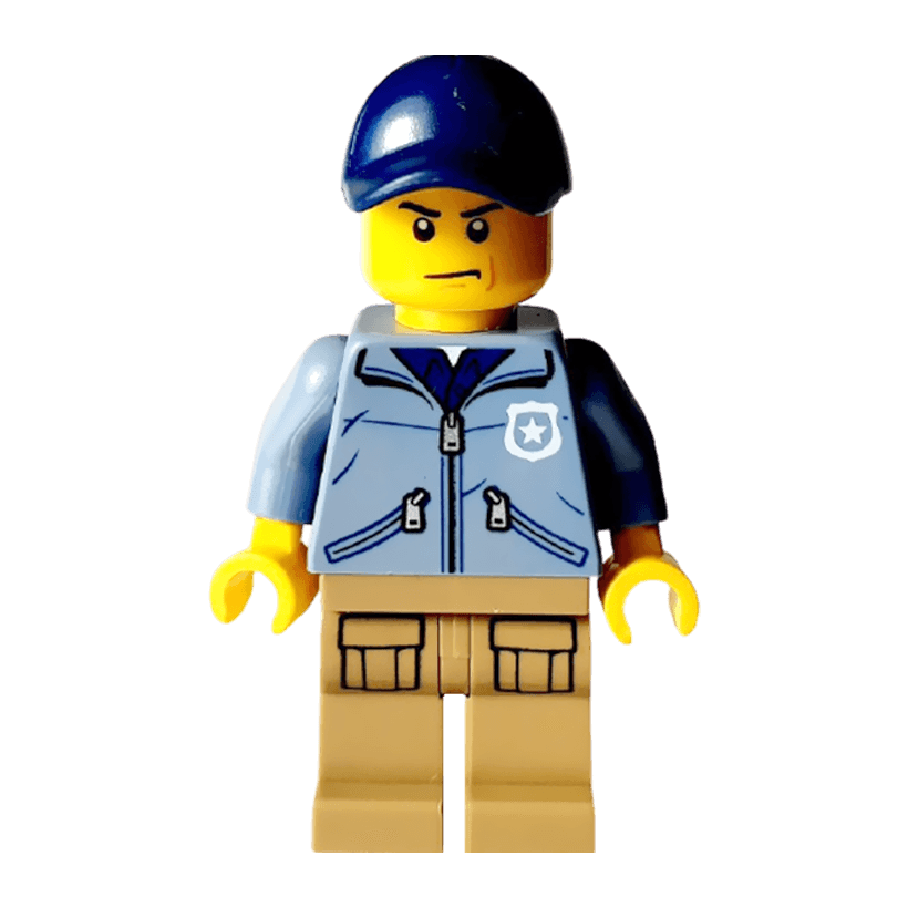 Lego Фигурка City Полицейский 20 cty0883 1 Ориг Б/У О - Retromagaz
