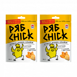 Набір Слайси 2шт РябChick Курячі зі Смаком Сиру Гауда 50g