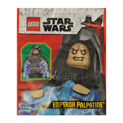 Конструктор Lego Фигурка Emperor Palpatine Spongy Cape Paper Bag Star Wars 912402 sw1263 Новый - Retromagaz