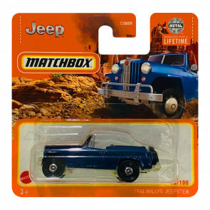 Машинка Большой Город Matchbox 1948 Willys Jeepster Adventure 1:64 HVP02 Blue