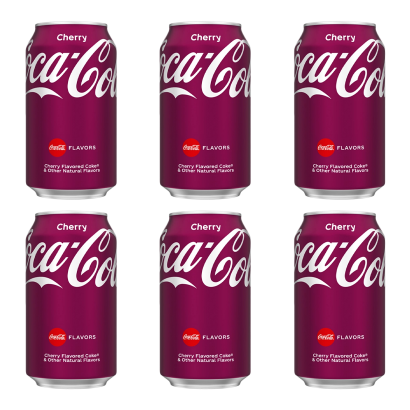 Набор Напиток Coca-Cola Cherry 330ml 6шт - Retromagaz