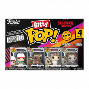 Пак Фігурок FUNKO POP! Bitty Pop! Stranger Things Дастін Upside Down Barb Chase 23mm 83662 - Retromagaz