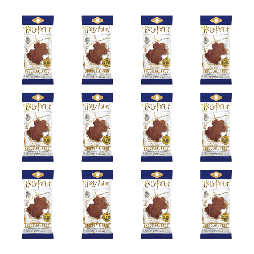 Набір Шоколад 12шт Jelly Belly Chocolate Frog Harry Potter 15g - Retromagaz