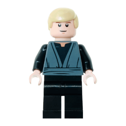 Фігурка Lego Luke Skywalker Dark Bluish Gray Jedi Robe Star Wars Джедай sw0395 1 Новий - Retromagaz