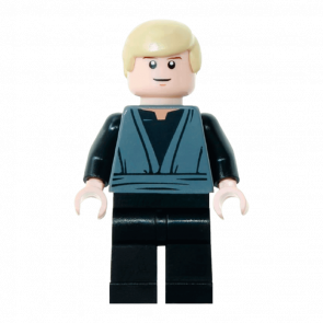 Фигурка Lego Luke Skywalker Dark Bluish Gray Jedi Robe Star Wars Джедай sw0395 1 Новый