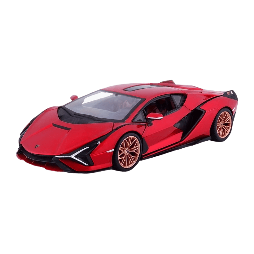Машинка Bburago Lamborghini Sian FKP 37 1:24 Red - Retromagaz