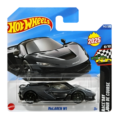Машинка Базовая Hot Wheels McLaren W1 Race Day 1:64 JBC17 Grey Машинка Базовая Hot Wheels McLaren W1 Race Day 1:64 JBC17 Grey - Retromagaz