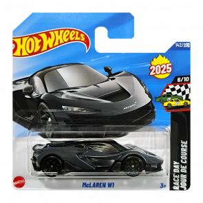 Машинка Базова Hot Wheels McLaren W1 Race Day 1:64 JBC17 Grey Машинка Базова Hot Wheels McLaren W1 Race Day 1:64 JBC17 Grey - Retromagaz