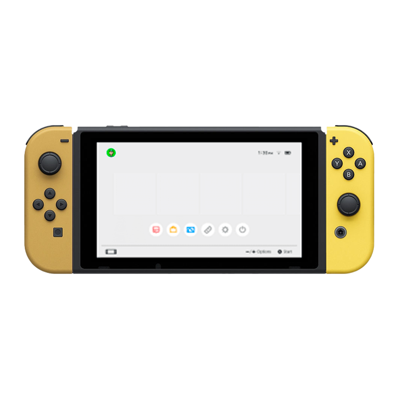Консоль Nintendo Switch HAC-001 Pokémon: Let's Go, Pikachu! Limited Edition Модифицированная 128GB Yellow Brown + 5 Встроенных Игр Б/У - Retromagaz
